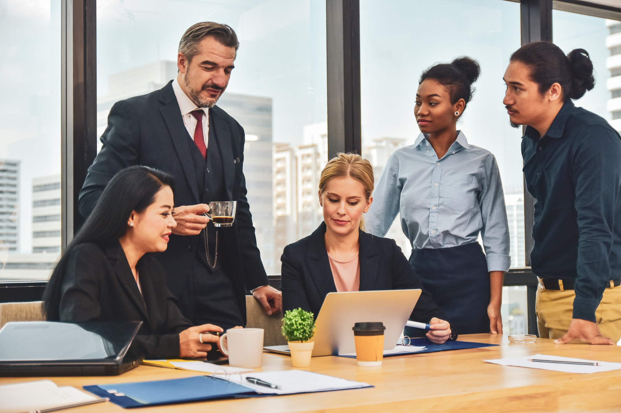 Successful company restructuring case study showing workflow optimization and departmental alignment